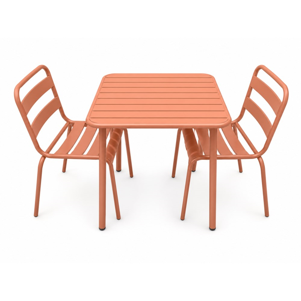Garden furniture set table 70x70x75.2 cm chair 55x56x83 cm