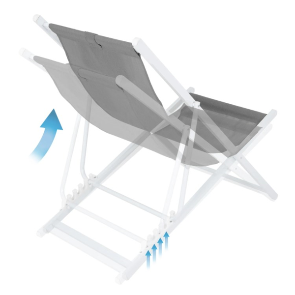 Folding aluminum chair ProGarden