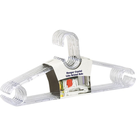 ტანსაცმლის საკიდის ნაკრები Irak Plastik FLEXY LA-405, 6Pcs, Hanger Set, Transparent