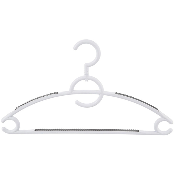 ტანსაცმლის საკიდის ნაკრები PLAST ART 430, 3Pcs, Hanger Set, White