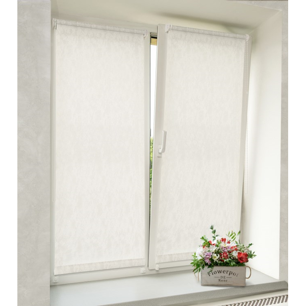 Roller Shade Delfa СРШ-01М-27011, 61(57)/170cm, White