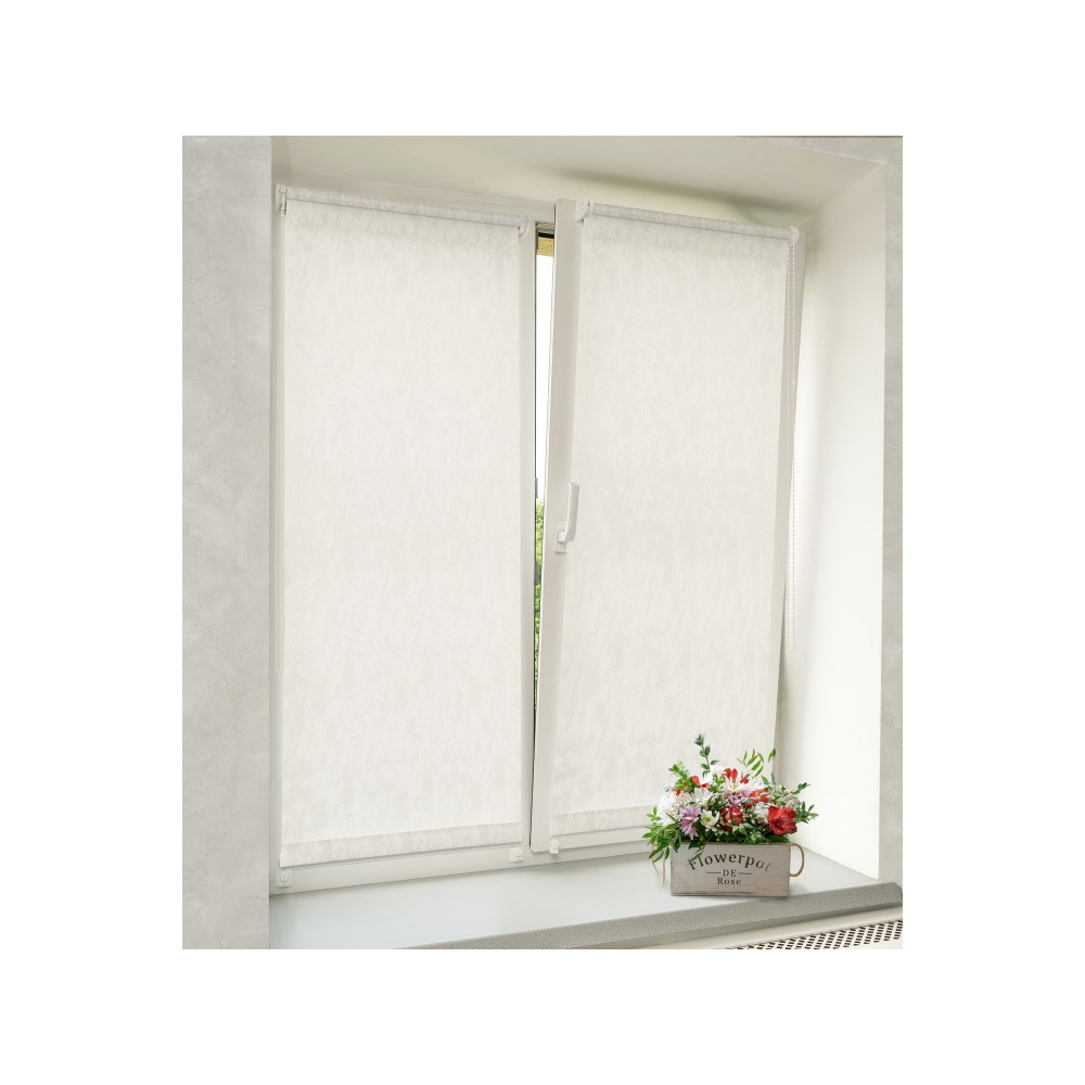 Roller Shade Delfa СРШ-01М-27011, 72(68)/170cm, White