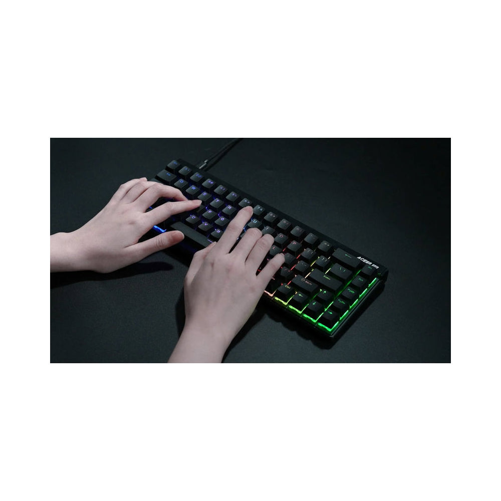 Gaming Mechanical Keyboard Mchose MC-Ace68Air-10 Ace 68 Air Hall Effect, Mount Tai Magnetic, Wired, USB, RGB, Aurora Black
