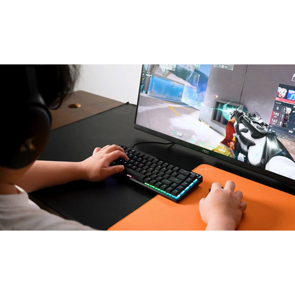 Gaming Mechanical Keyboard Mchose MC-Ace68Air-10 Ace 68 Air Hall Effect, Mount Tai Magnetic, Wired, USB, RGB, Aurora Black
