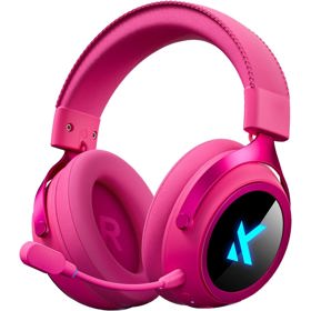Gaming Headset Mchose HW-X9-3 X9, Wireless, Bluetooth, Type-C, USB, Rose Red