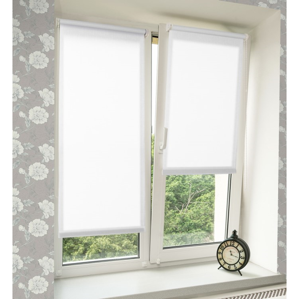 ფარდა როლეტი Delfa SRSH-01ME-2800 72(68)/215cm, Roller Shade, White