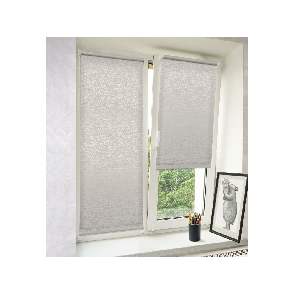 Roller Shade Delfa Alba SRSH-03-8282, 150/170cm, Grey