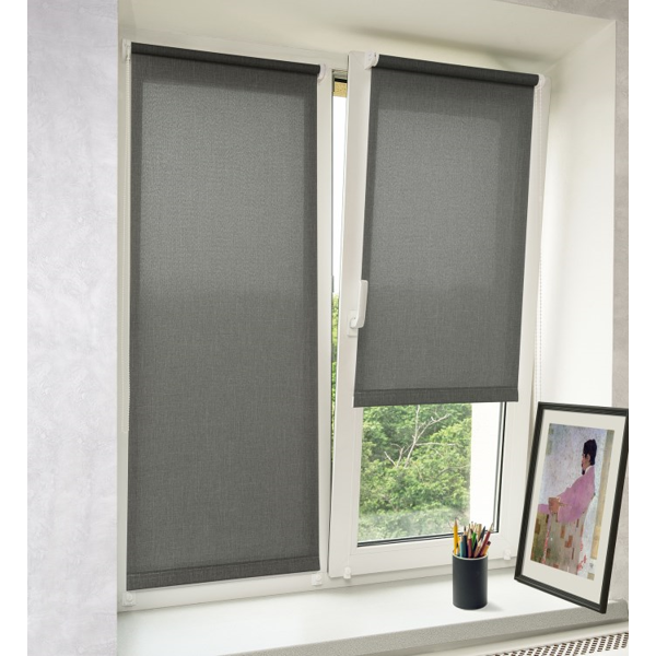 Roller Shade Delfa Aura SRSH-01M-2721, 47(43)/170cm, Grey