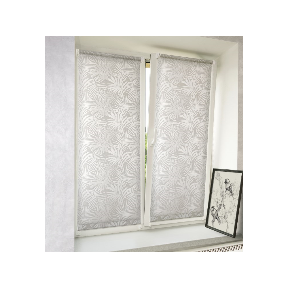 Roller Shade Delfa Bali SRSH-01M-2588, 66(62)/170cm, Grey