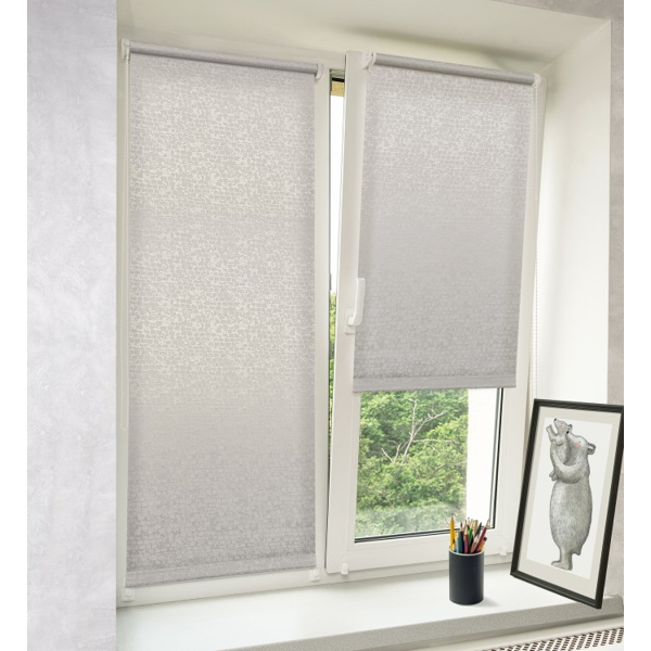 Roller Shade Delfa СРШ-01М-8282, 47(43)/170cm, Grey