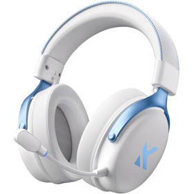 ყურსასმენი Mchose HW-V9-3 V9 Pro, Gaming Headset, Wireless, Bluetooth, USB, Type-C, Sky White