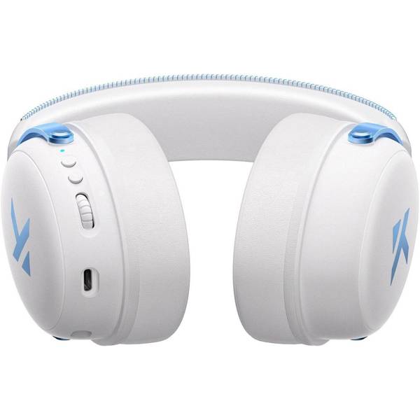 ყურსასმენი Mchose HW-V9-3 V9 Pro, Gaming Headset, Wireless, Bluetooth, USB, Type-C, Sky White