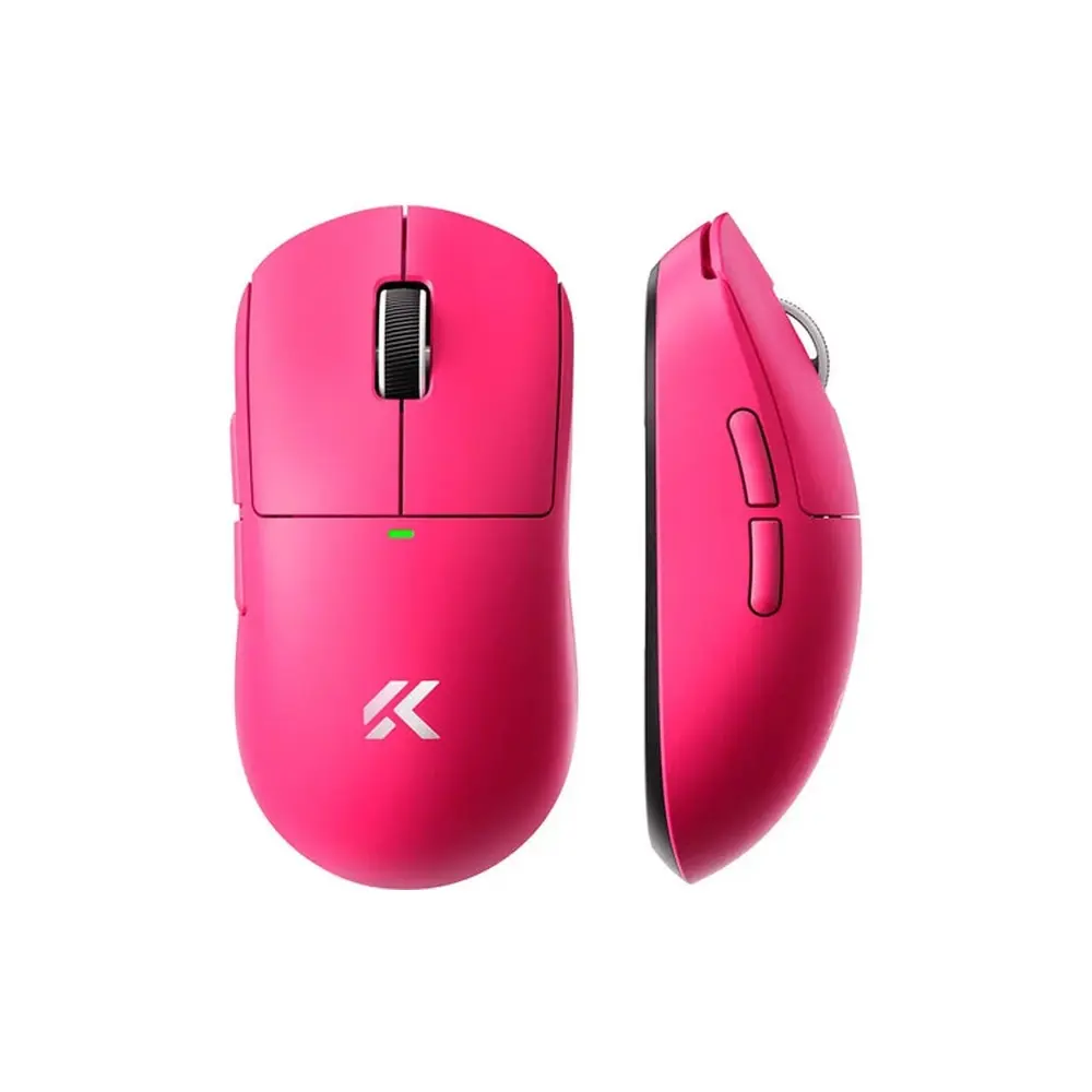მაუსი Mchose MC-A5V3-1 A5 V3 Ultra, Wireless, USB, Bluetooth, Type-C, Gaming Mouse, Rose Red