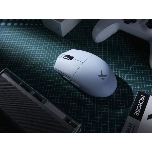 მაუსი Mchose MC-G3V2-6 G3 V2, Wireless, USB, Bluetooth, Type-C, Gaming Mouse, Blue