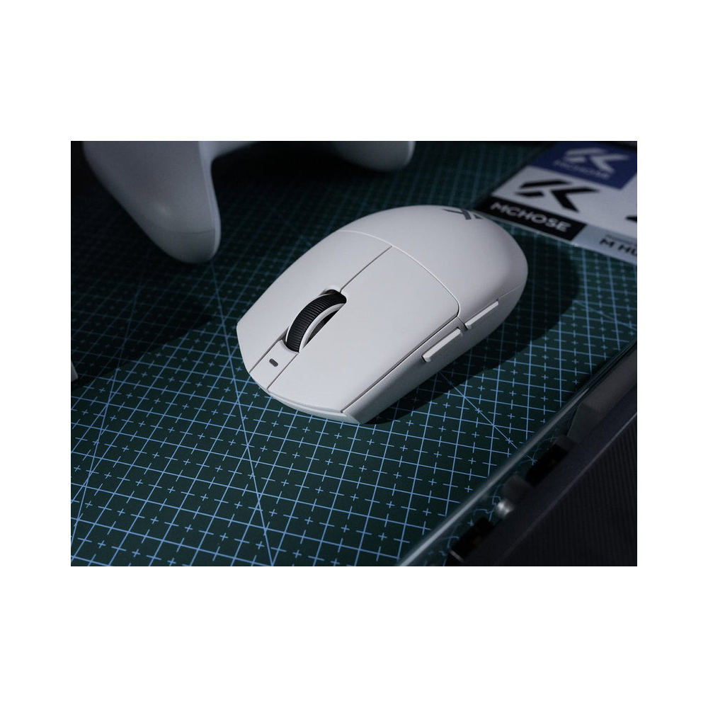 მაუსი Mchose HW-G3V2-4 G3 V2, Wireless, USB, Bluetooth, Type-C, Gaming Mouse, White