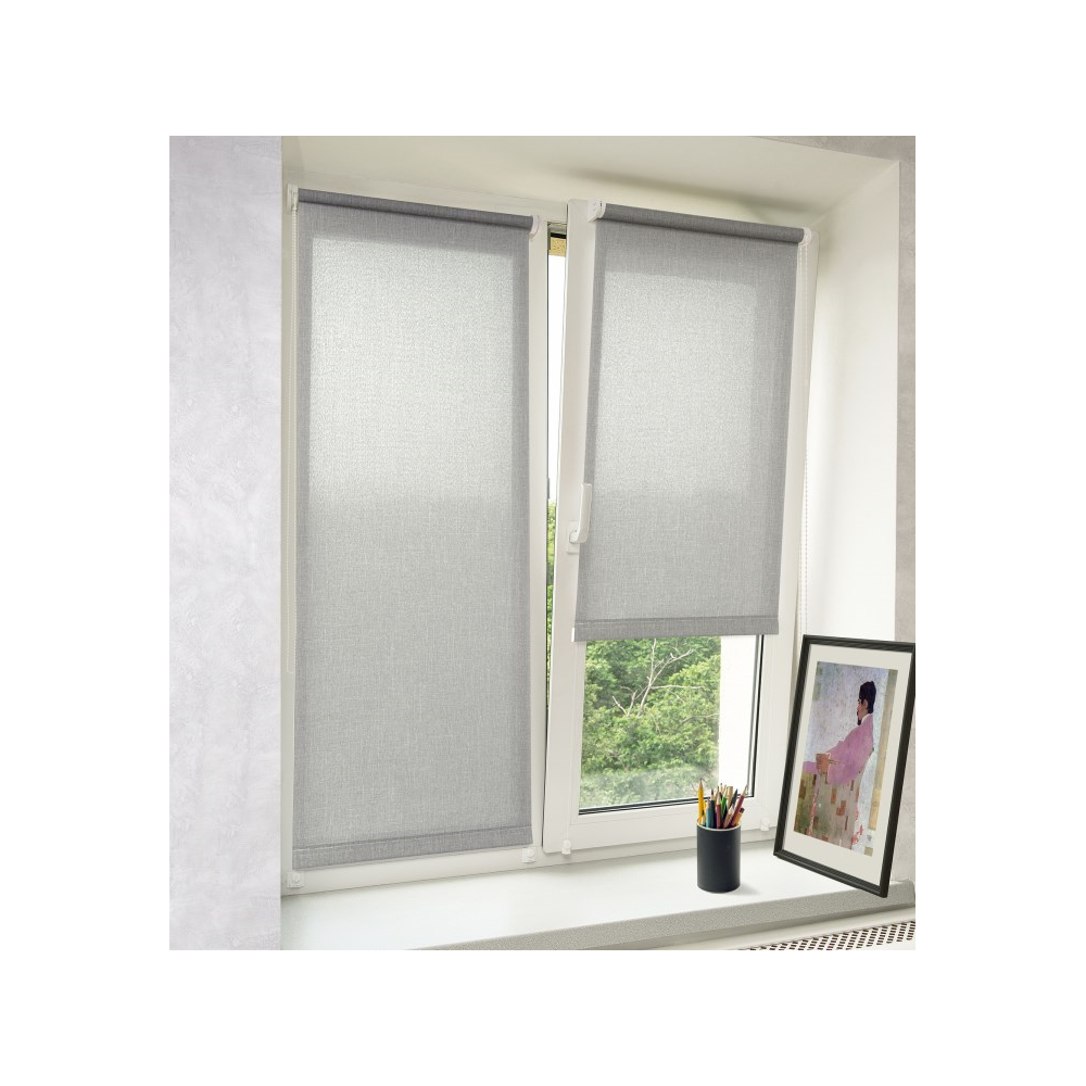 Roller Shade Delfa Aura SRSH-01M-2720, 47(43)/170cm, Grey