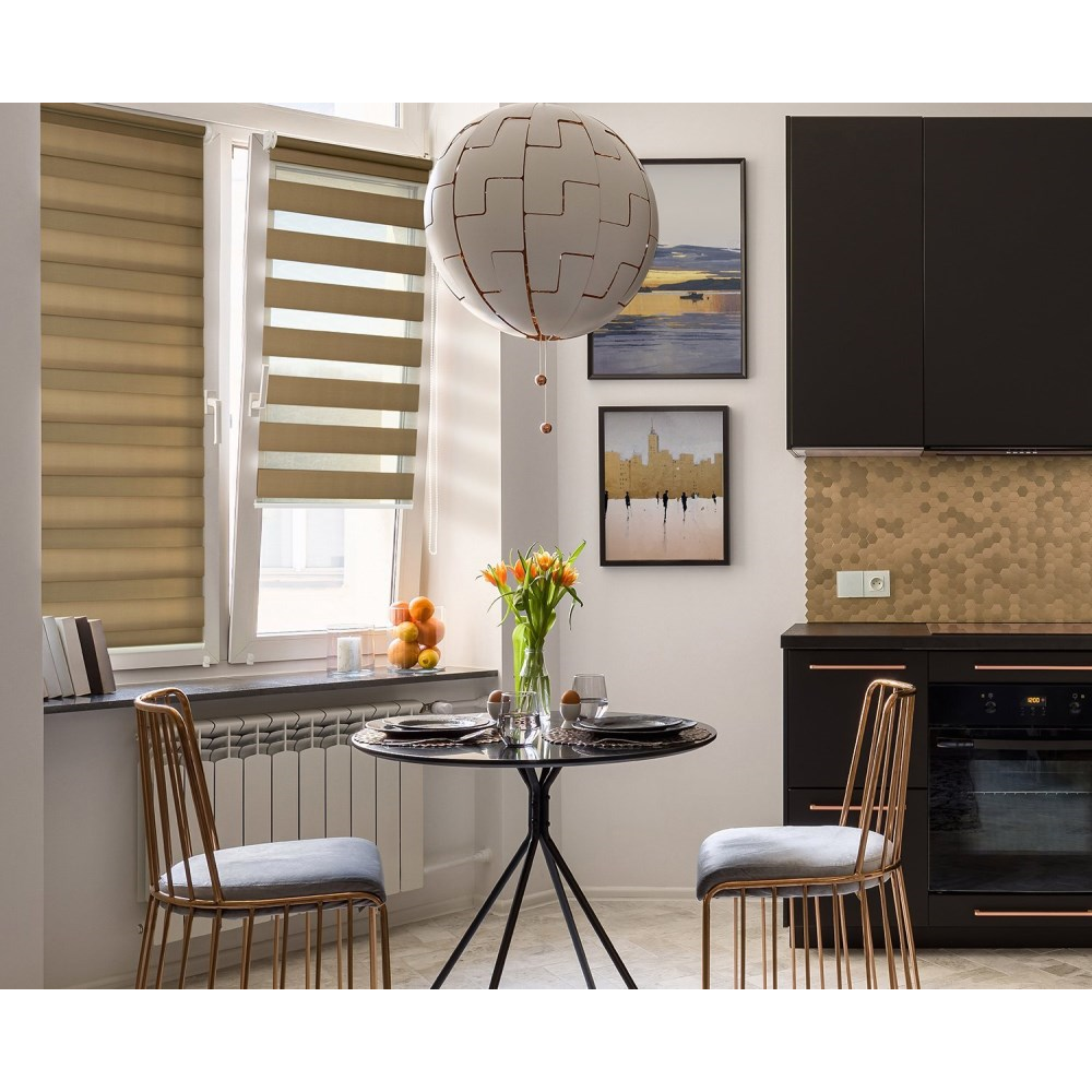 Roller Shade Delfa СРШ-01МКT-45806, 56(52)/160cm, Brown