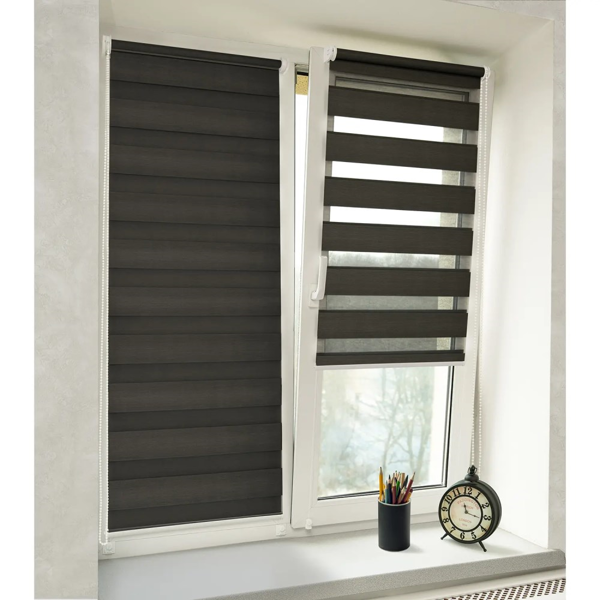 Roller Shade Delfa СРШ-01МКT-45818, 47(43)/160cm, Black