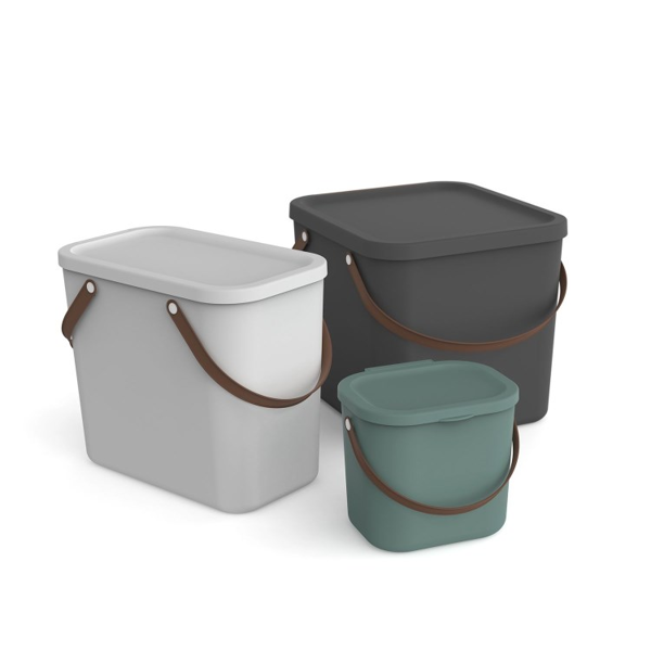 Storage Box Rotho 18022660 ALBULA, 40L, Grey