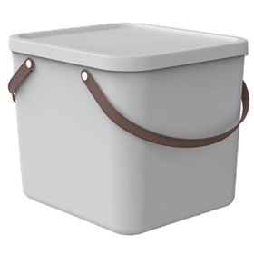 Storage Box Rotho 18022660 ALBULA, 40L, Grey