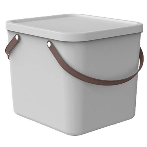 Storage Box Rotho 18022660 ALBULA, 40L, Grey