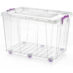 Plastic Container Irak Plastik HOME DESIGN SA-455, 60L, Transparent