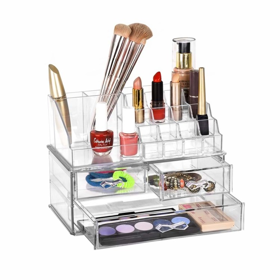 კოსმეტიკის თარო Plast Art KZ-100, Cosmetics shelf, Transparent