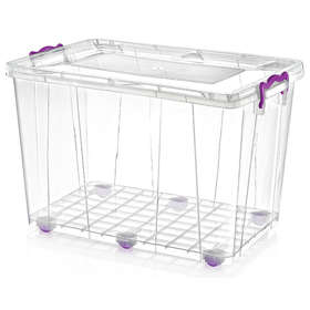 კონტეინერი Irak Plastik Home Design 460, 80L, Container, Transparent