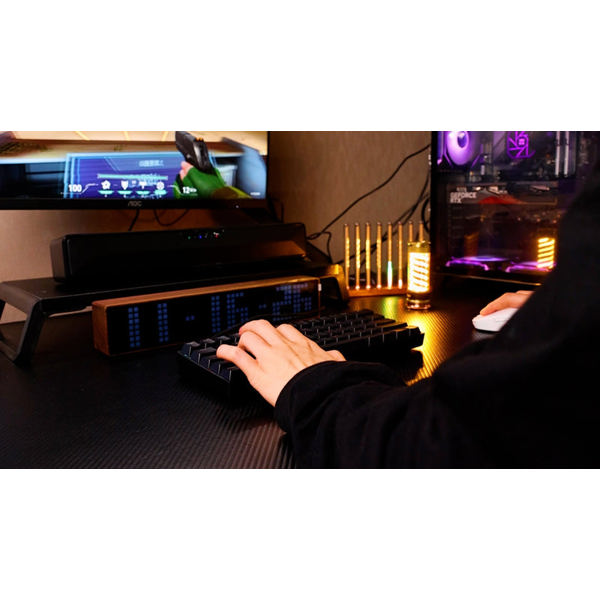 Gaming Mechanical Keyboard Mchose Ace60-4A Ace 60 Pro Hall Effect, KTEK Magnetic, Wired, USB, RGB, Black