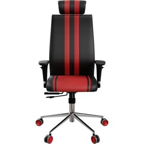 გეიმერული სავარძელი ErgoLife 1EE.D.47.36C SynchroSit 10 B2-187D - Extra, Gaming Chair, Black/Red