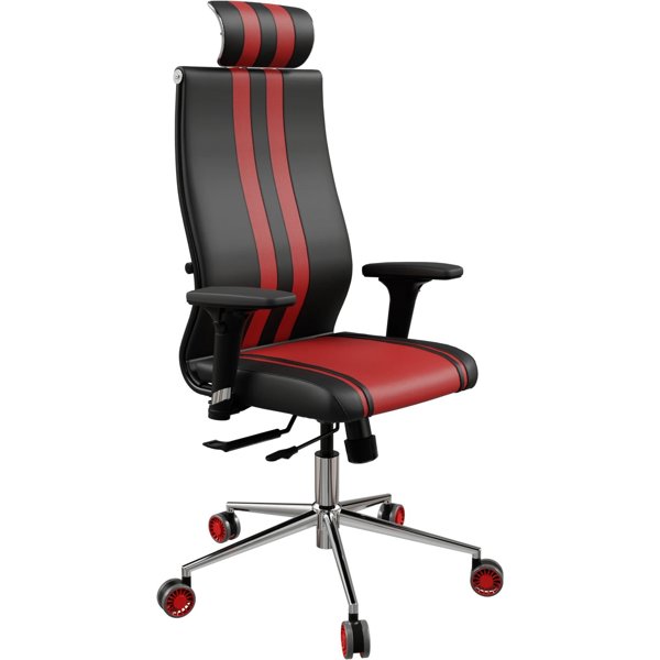 გეიმერული სავარძელი ErgoLife 1EE.D.47.36C SynchroSit 10 B2-187D - Extra, Gaming Chair, Black/Red