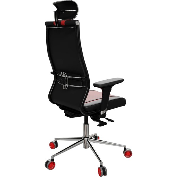 გეიმერული სავარძელი ErgoLife 1EE.D.47.36C SynchroSit 10 B2-187D - Extra, Gaming Chair, Black/Red