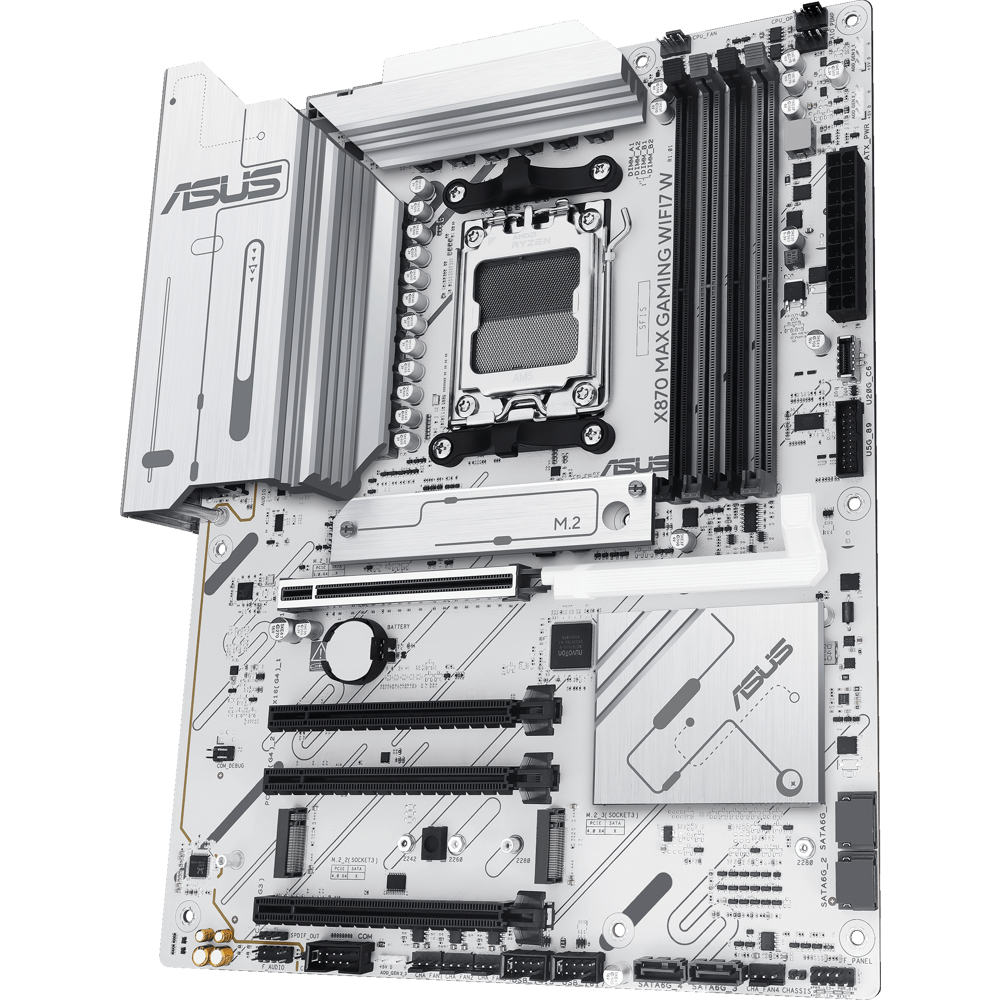 დედა დაფა Asus 90MB1LZ0-M0EAY0 X870 MAX GAMING WIFI7 W, AM5, DDR5, 256GB