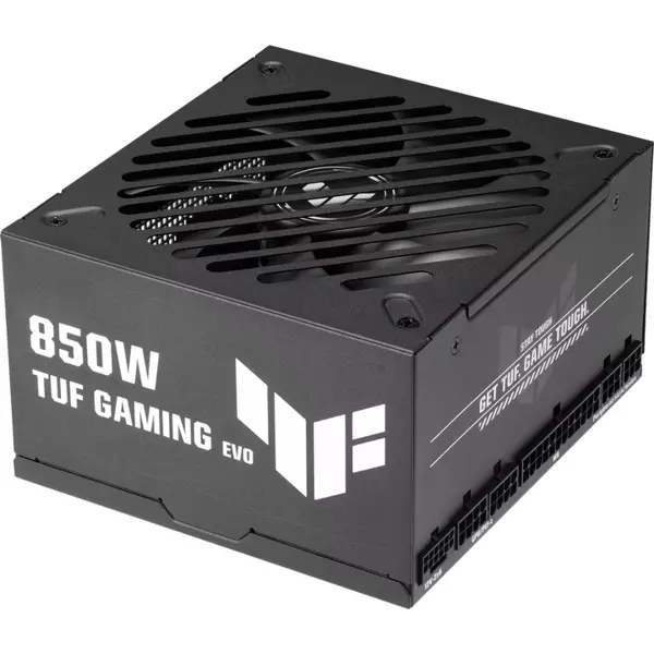 კვების ბლოკი Asus TUF 90YE00SA-B0NA00 TUF-GAMING-850G-EVO, 850W, 80 Plus Gold, Power Supply, Black