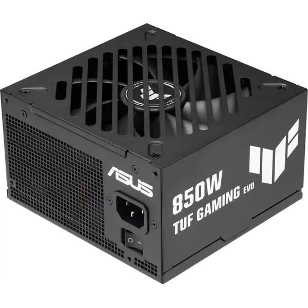 კვების ბლოკი Asus TUF 90YE00SA-B0NA00 TUF-GAMING-850G-EVO, 850W, 80 Plus Gold, Power Supply, Black
