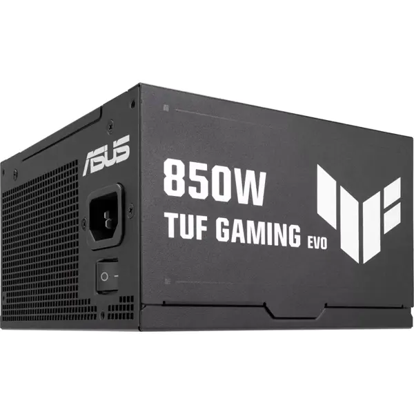 კვების ბლოკი Asus TUF 90YE00SA-B0NA00 TUF-GAMING-850G-EVO, 850W, 80 Plus Gold, Power Supply, Black