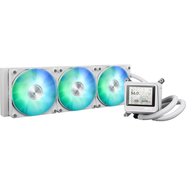 Liquid Cooling Asus 90RC01G2-B0EAY0 MAX GAMING LC 360 ARGB, 120mm, 2500Rpm, White