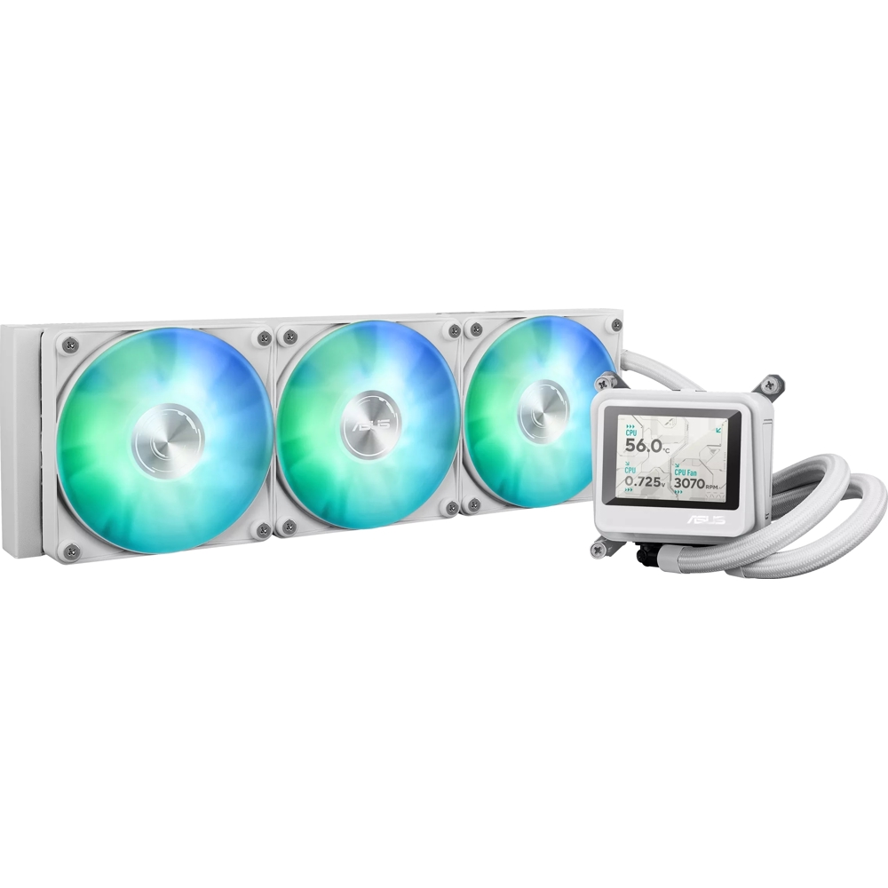 თხევადი გაგრილება Asus 90RC01G2-B0EAY0 MAX GAMING LC 360 ARGB, 120mm, 2500Rpm, Liquid Cooling, White