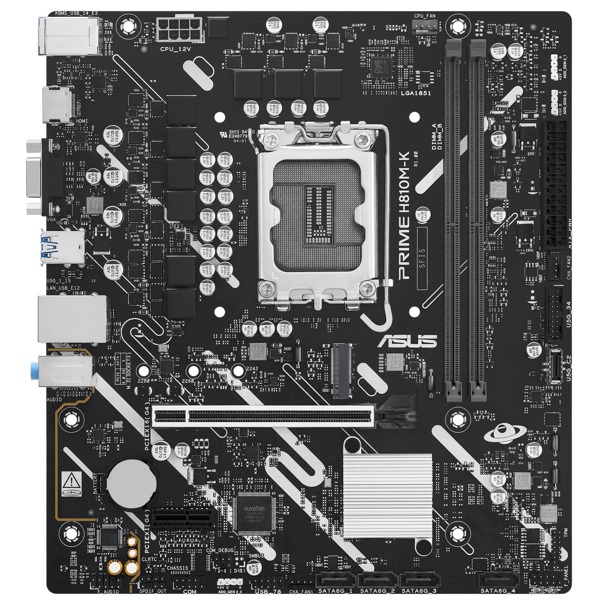 Motherboard Asus 90MB1N10-M0EAY0 PRIME H810M-K, LGA1851, DDR5, 128GB