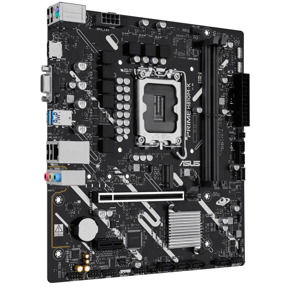 Motherboard Asus 90MB1N10-M0EAY0 PRIME H810M-K, LGA1851, DDR5, 128GB