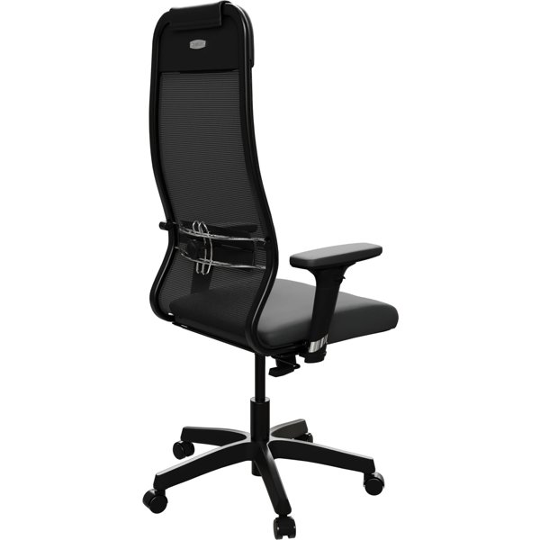 საოფისე სავარძელი Ergolife 13E.D.1.222 Set 11, Office Chair, Black