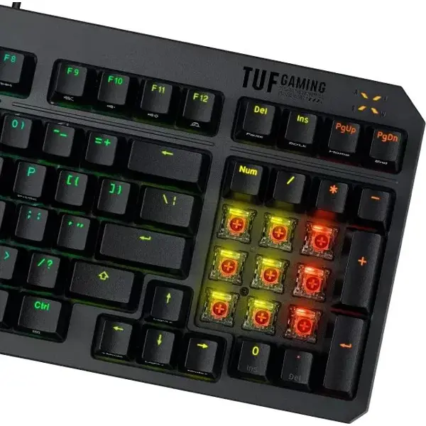 Gaming Mechanical Keyboard Asus TUF 90MP0390-BKRA01 Gaming K3 Gen II, Wired, USB, RGB, Black