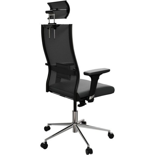 საოფისე სავარძელი Ergolife 696.D.51.2A2 Sit Air 24/7 B2-281D - Italy+UMF(X1), Office Chair, Black