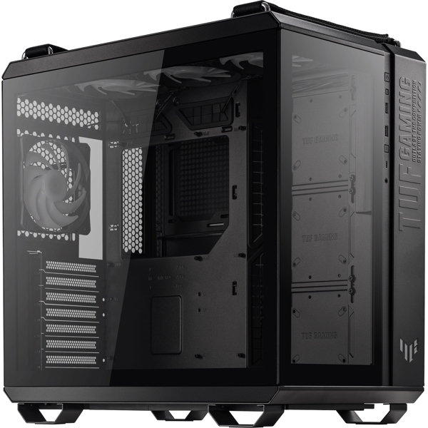 Computer Case Asus TUF 90DC0090-B19010 GT502 PLUS TG ARGB, MidT, ATX, Micro-ATX, Mini-ITX, 2×USB 3.2 Gen 1 Type-A, Type-C, Black