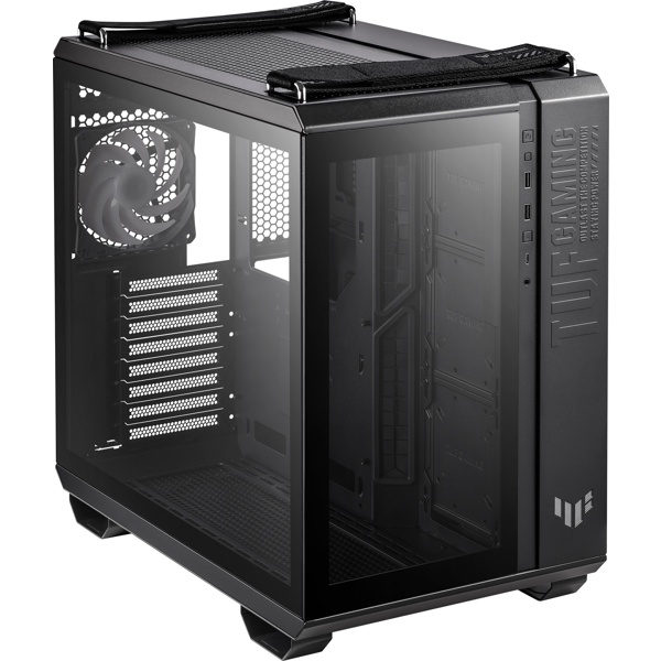 Computer Case Asus TUF 90DC0090-B19010 GT502 PLUS TG ARGB, MidT, ATX, Micro-ATX, Mini-ITX, 2×USB 3.2 Gen 1 Type-A, Type-C, Black