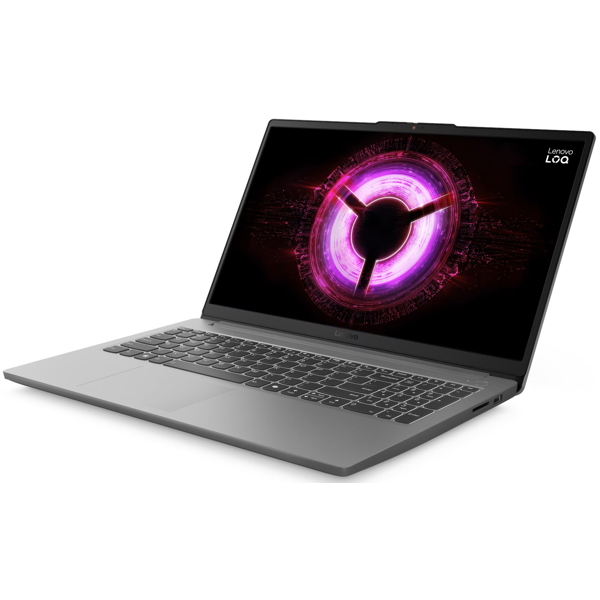 ნოუთბუქი Lenovo 83S00009RK LOQ 15, 15.6", Ryzen 7-7735HS, 16GB, 512GB SSD, RTX4050 6GB, Luna Grey