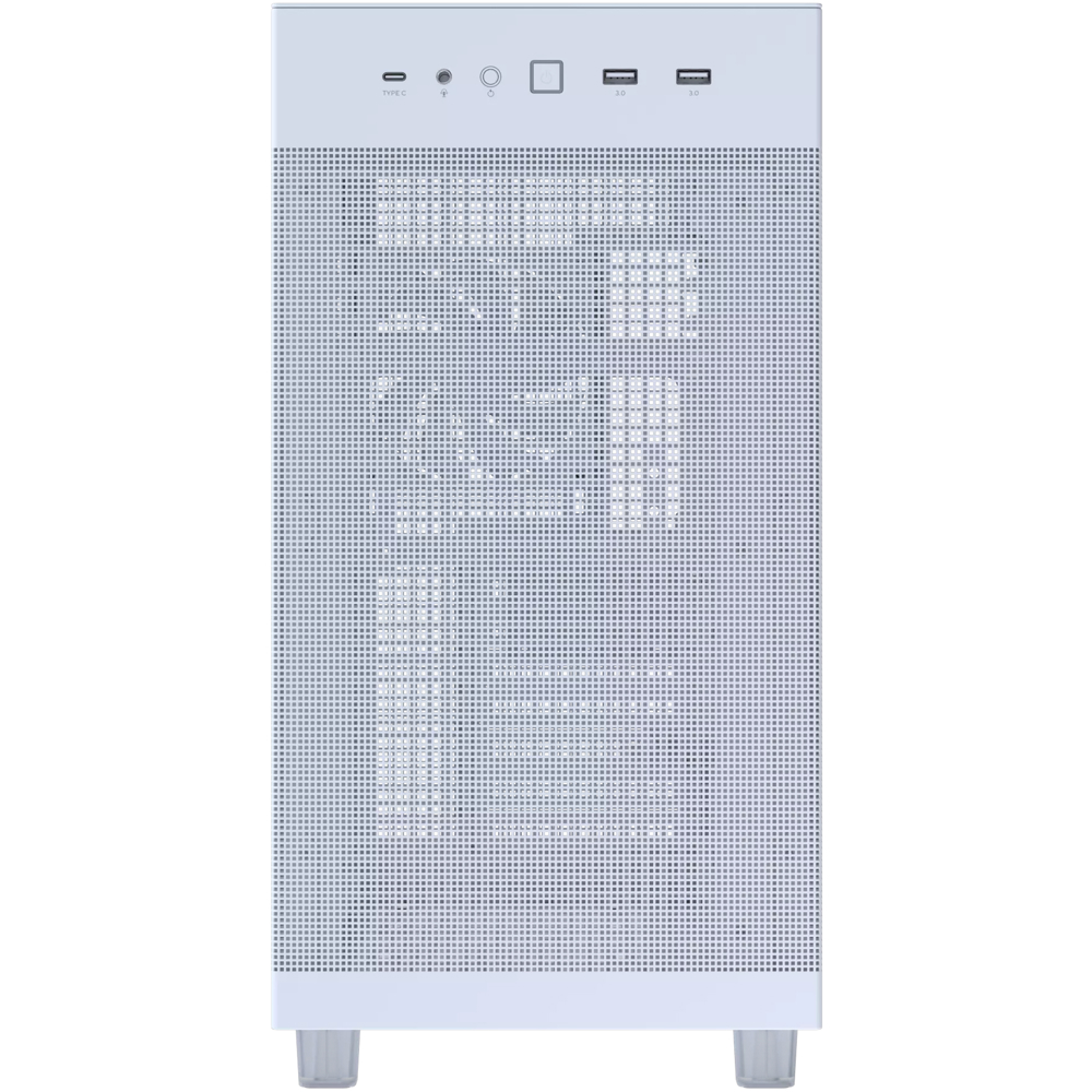 Computer Case Asus 90DC00V3-B39010 Prime AP303 TG, MidT, ATX, Micro-ATX, Mini-ITX, 2×USB 3.2 Gen 1 Type-A, Type-C, White