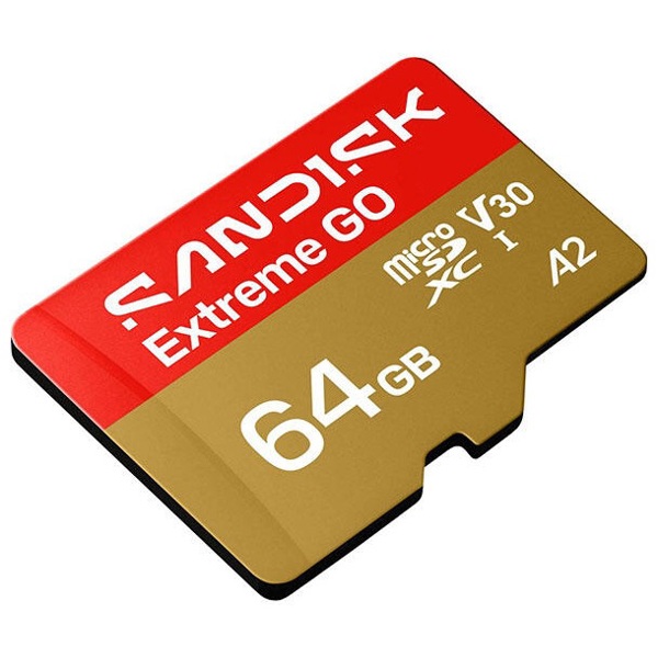Memory Card SanDisk SDSQXGN-064G-GN6MN Extreme GO, 64GB, Micro SDXC, UHS-I, Black