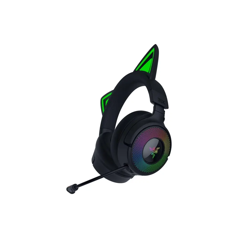 Gaming Headset Razer RZ04-05170300-R3M1 Kraken Kitty V3 Pro, Wireless, USB, Bluetooth, Black