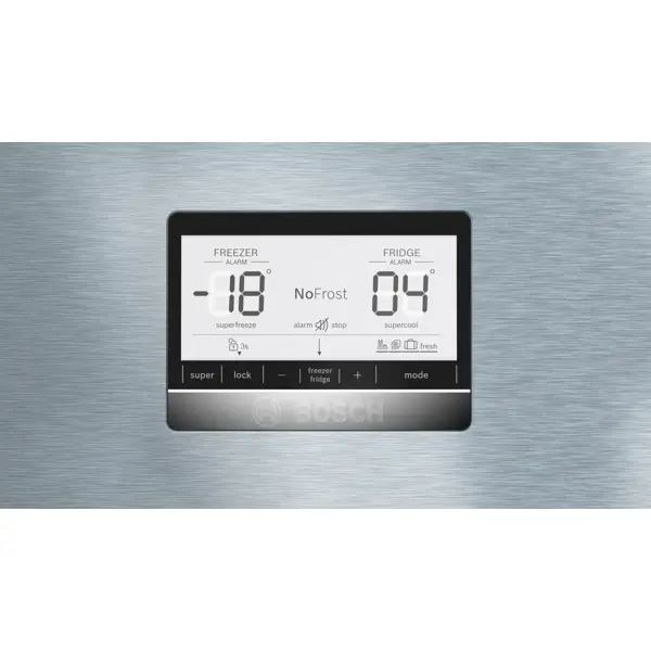 Refrigerator Bosch KGD86AI31T, 480L, E, 40dB, No Frost, Silver